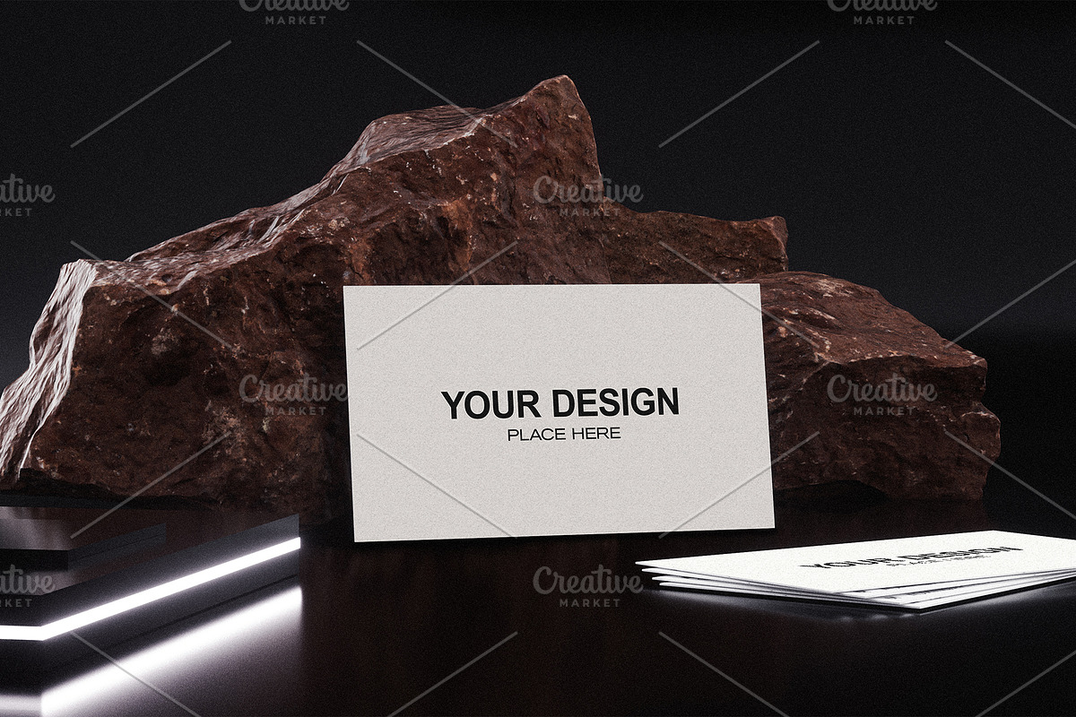 M21 - Luxury Business Cards Mockup, a Business Card Template by SR-23 Mockups (Photo 2 of 4)