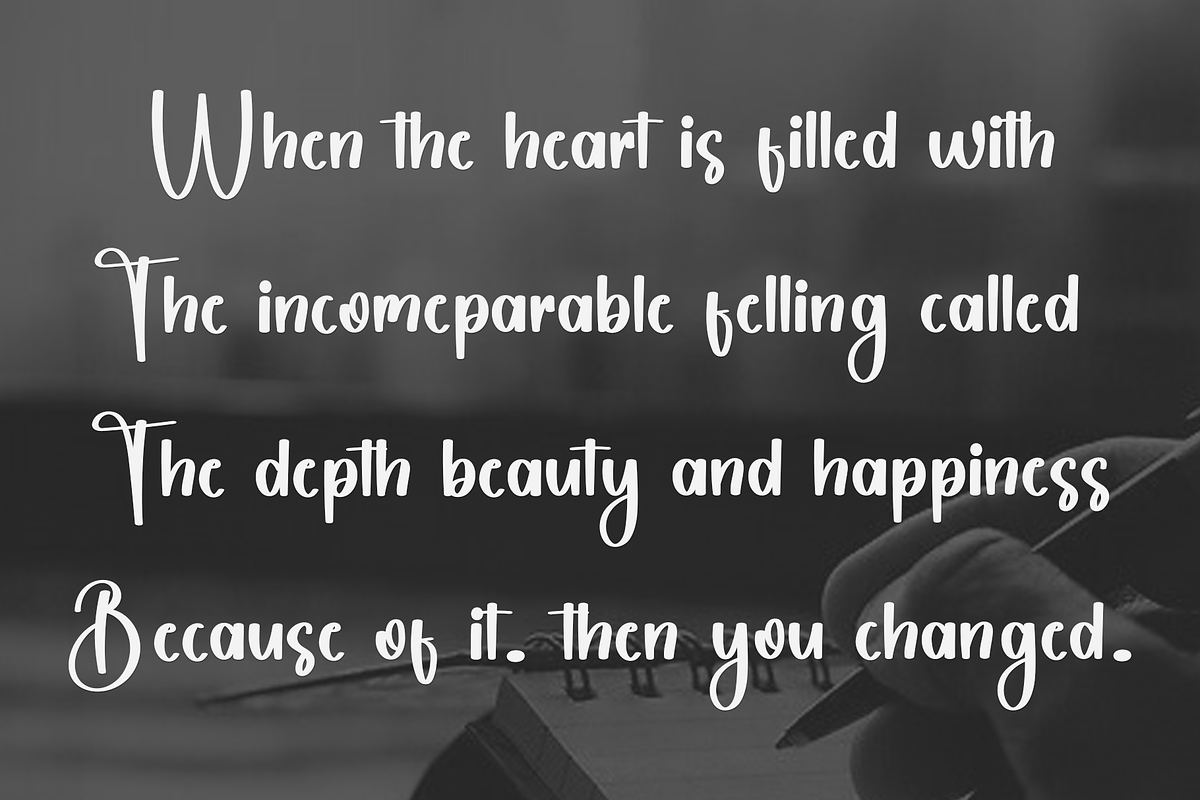 Smile Birthday, a Handwritten Font by InermediaSTUDIO (Photo 3 of 8)
