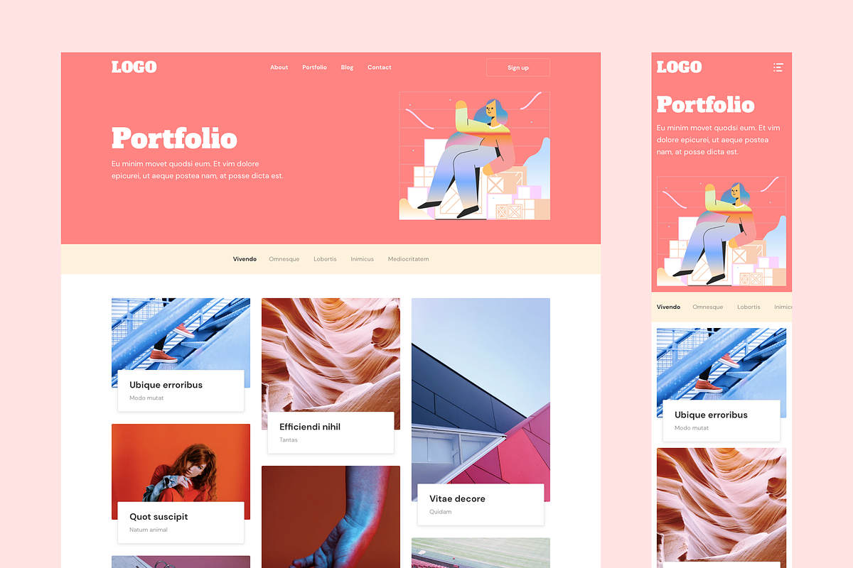 RETEM – Responsive Templates, a Landing Page Template by laaqiq (Photo 14 of 25)