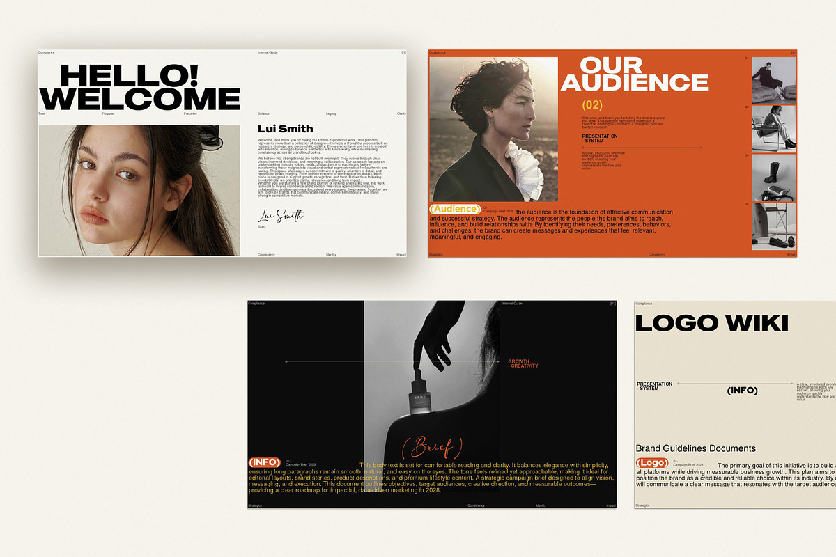 Brief Campaign Presentation Template, a Presentation Template by GoldenPixelStudio (Photo 2 of 9)