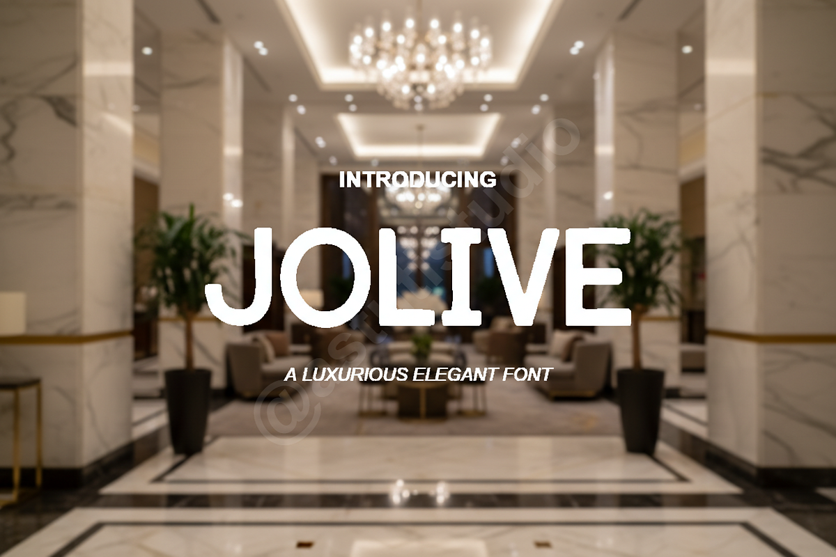 Jolive | Elegant Luxury Serif Typefa, a Font by Astuti Studio (Photo 1 of 16)