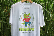 50 Crocodile Flat Characters, an Animal Illustration by Creative Stall (Thumbnail 3 of 11)