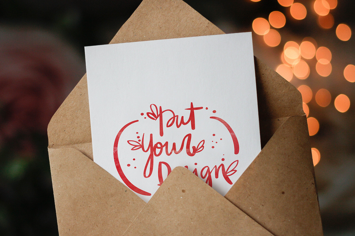 6 postcard and invitation mock ups, a Print Template by Marie Smth (Photo 2 of 7)