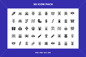 Insects icons, an Outline Icon by Wencory