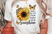 Sunflower Quote PNG, Inspirational A, an Illustration by CreationArt (Thumbnail 3 of 5)