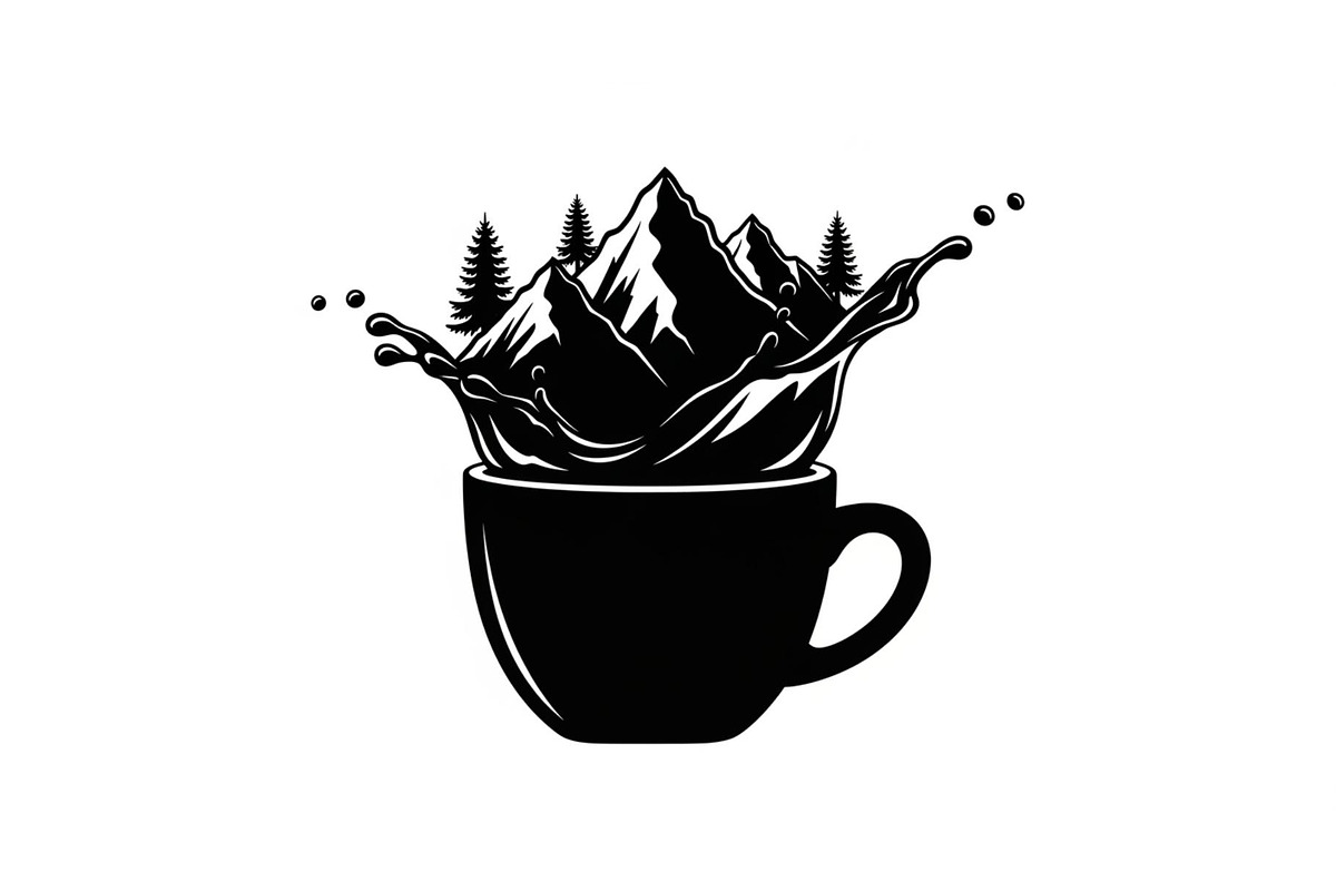 Mountain Coffee Cup Design Bundle, an Illustration by yasushie (Photo 21 of 31)