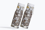 Reusable Water Bottle mockup part 01, a Packaging Mockup by Ambo Ampeng (Thumbnail 8 of 11)