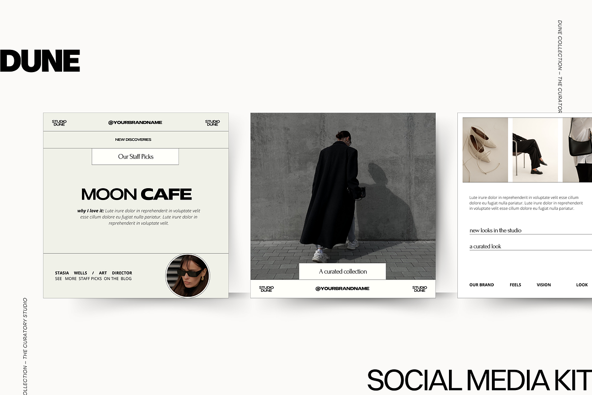 DUNE | Canva Social Media kit, a Social Media Template by The Curatory Studio (Photo 5 of 7)
