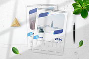 Wall Calendar 2024, a Print Template by Uiparvin (Thumbnail 1 of 2)