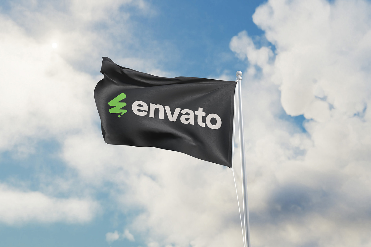 Flag Mockup, an Advertising Mockup by Pexelcorner (Photo 5 of 5)