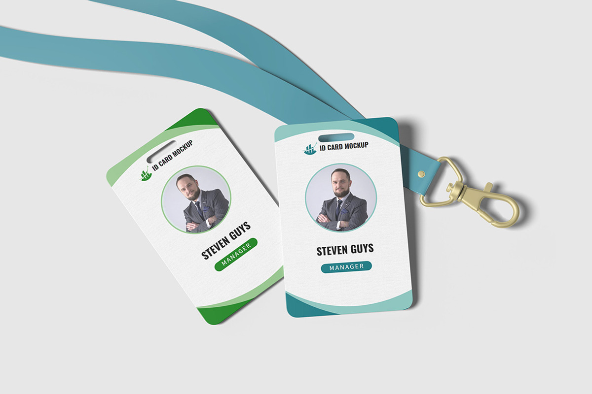 Lanyard and ID Card Mockup, a Product Mockup by ianmikraz (Photo 5 of 5)