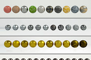 60 Metal Materials for C4d Octane, a Textures & Material 3D Model by 3DTreatment (Thumbnail 1 of 88)