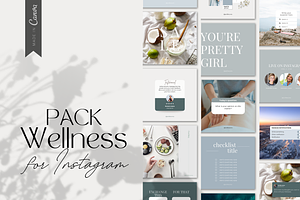 130 Wellness Instagram Templates