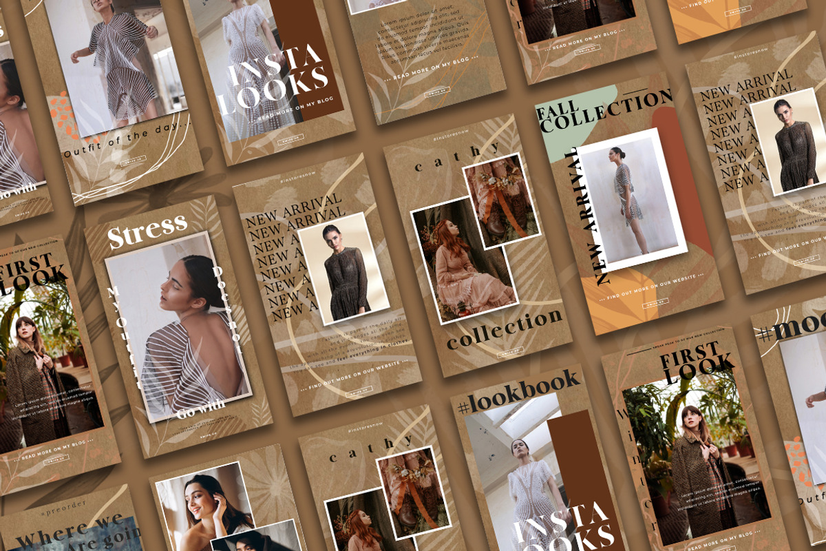 Cathy Instagram Posts And Stories, a Social Media Template by PixelHive Pro (Photo 12 of 14)