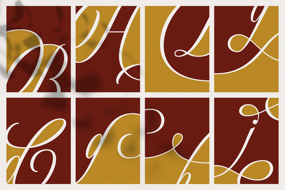 Sholaria, a Script Font by Subqi Std (Photo 8 of 9)
