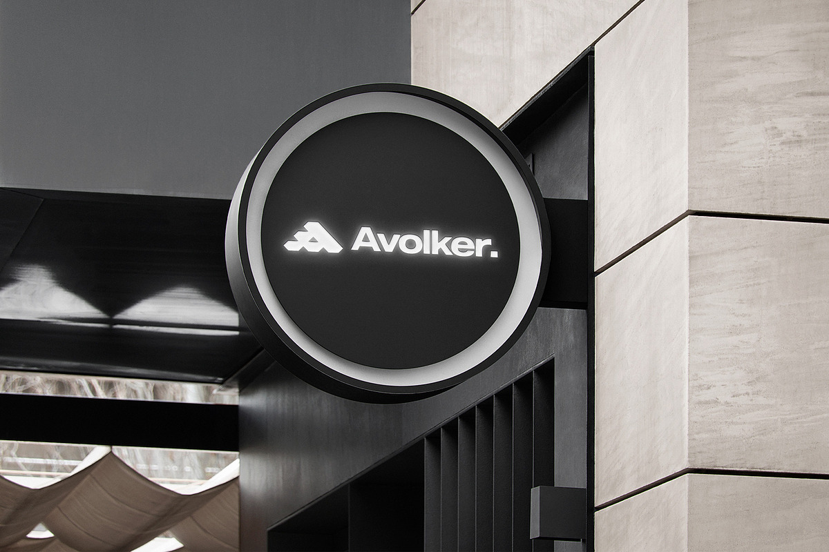 Logo Mockup Modern Round Wall Sign, a Product Mockup by Asylab (Photo 2 of 5)