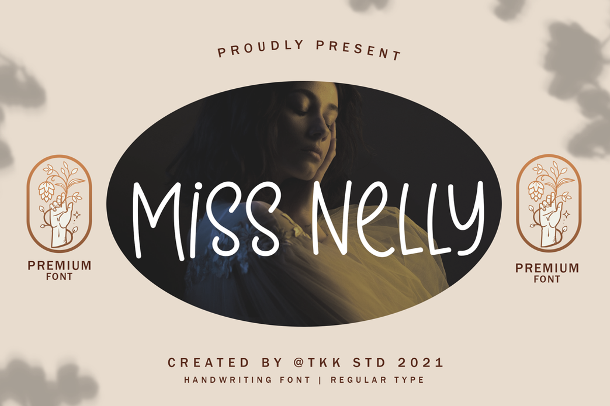 Miss Nelly - Handwriting Font