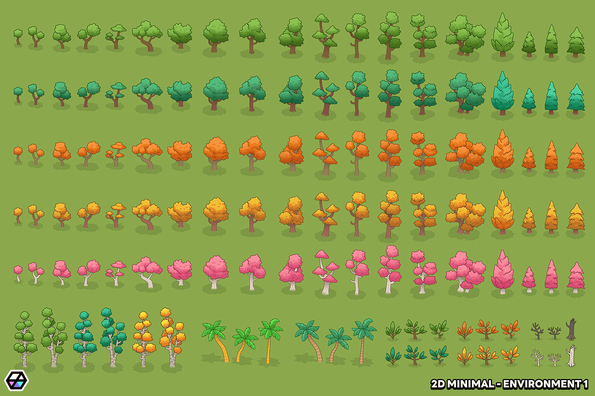 2D Minimal - Environment 1, a Background Graphic by LAYERLAB (Photo 5 of 9)