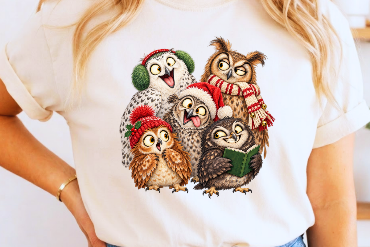 Funny Christmas Animals PNG Cliparts, an Animal Illustration by Ink Gallery (Photo 11 of 13)
