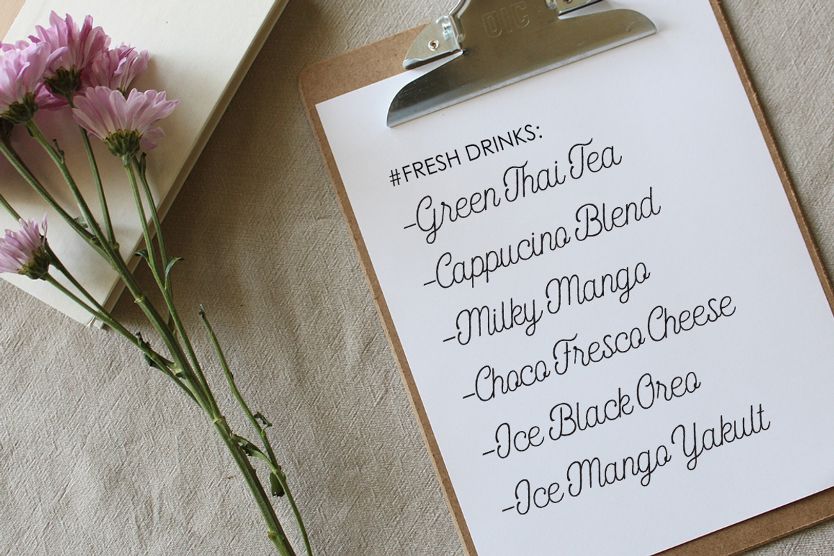 Fabulous Signature, a Script Font by Akifatype. (Photo 4 of 7)