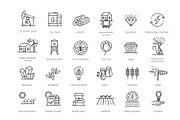 Set of Natural Resources icons, an Outline Icon by Tettygreen (Thumbnail 2 of 2)
