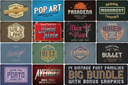Big Bundle - 14 more fonts!, a Symbol Font by VozzyStock (Thumbnail 1 of 15)