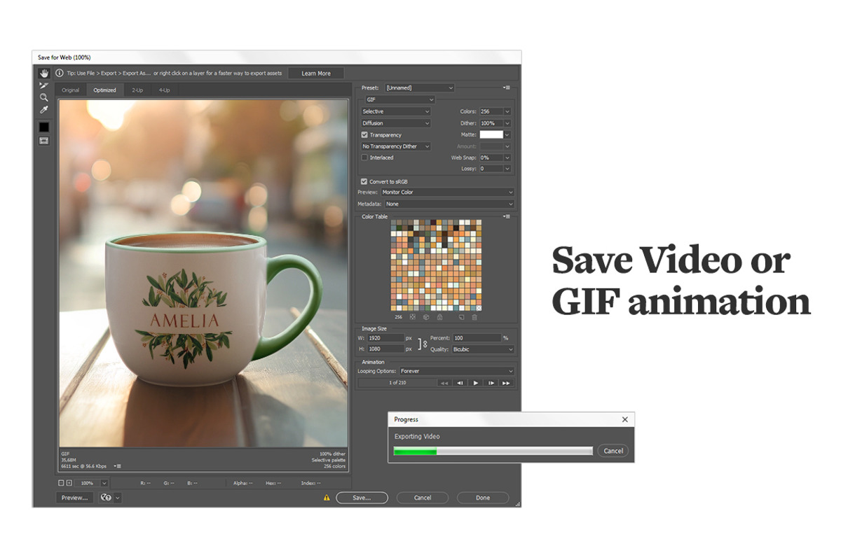 4 Mug Video Mockups, a Cups & Container Mockup by rebrandy (Photo 12 of 14)