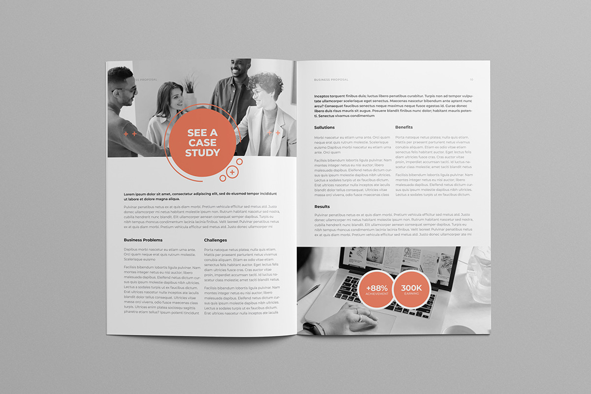 Business Proposal | Word & InDesign, a Brochure Template by HiveArts (Photo 5 of 9)