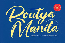 Routya Manila Bold Handwritten Font