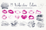 First Kisses Watercolor SVG font, a Font by Red Ink (Thumbnail 7 of 11)