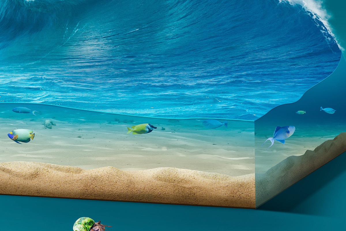 sea waves or surf isolated design, an Illustration by Nomad (Photo 3 of 4)