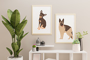 Abstract Dog clipart, an Animal Illustration by ApetekMarket (Thumbnail 2 of 7)