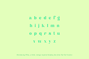 Filia Display Font, a Serif Font by Up Up Creative (Thumbnail 2 of 12)