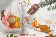 Thanksgiving day Clipart PNG Set, a Food Illustration by Mespilia (Thumbnail 5 of 5)