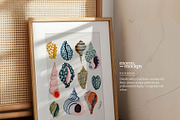 Retro Frame Mockup Leaning Poster, a Household Mockup by momomockps (Thumbnail 3 of 9)