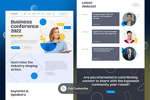 Exponeed Landing Page Template