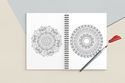 Ethnic Mandala Coloring Book, a Graphic by MISTstudioDesign (Thumbnail 6 of 8)