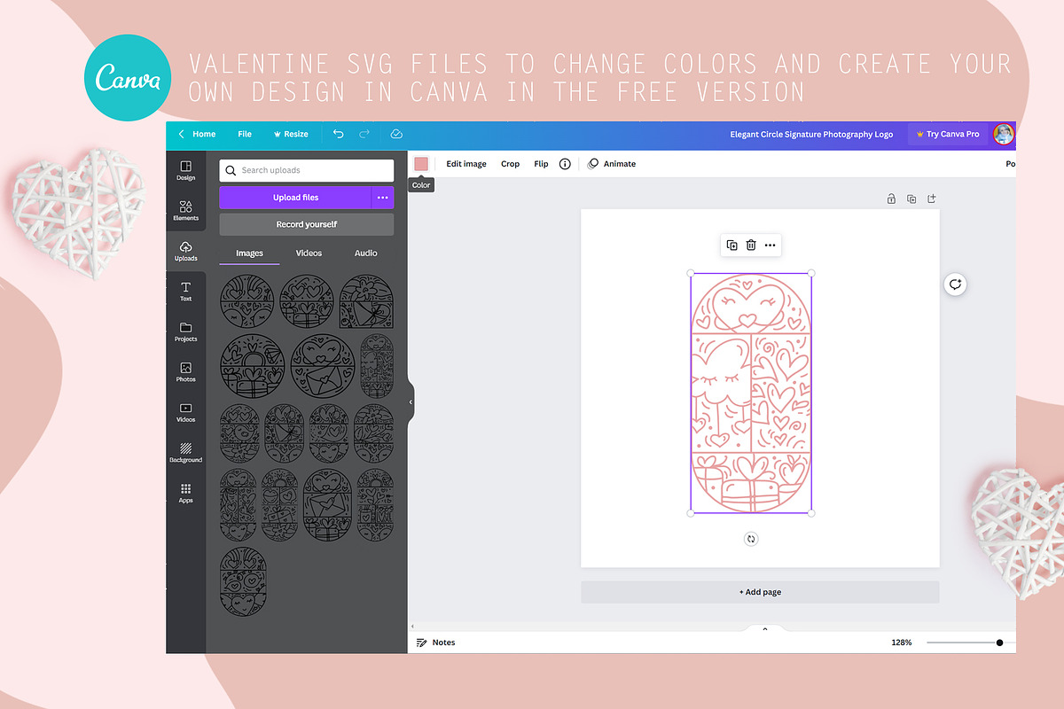 Valentine`s Creator Logo Vector SVG, an Object Graphic by Happy Letters (Photo 13 of 13)