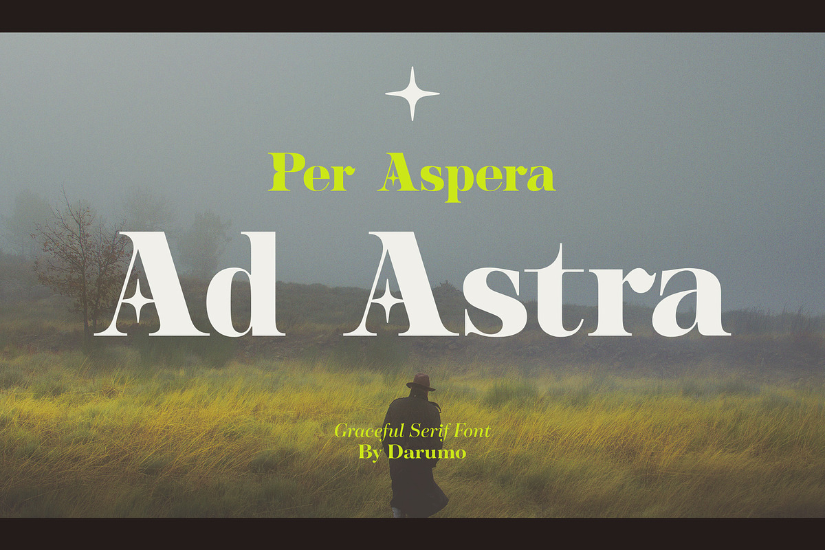 Ad Astra - Graceful Serif Font, a Serif Font by Darumo Shop (Photo 1 of 10)