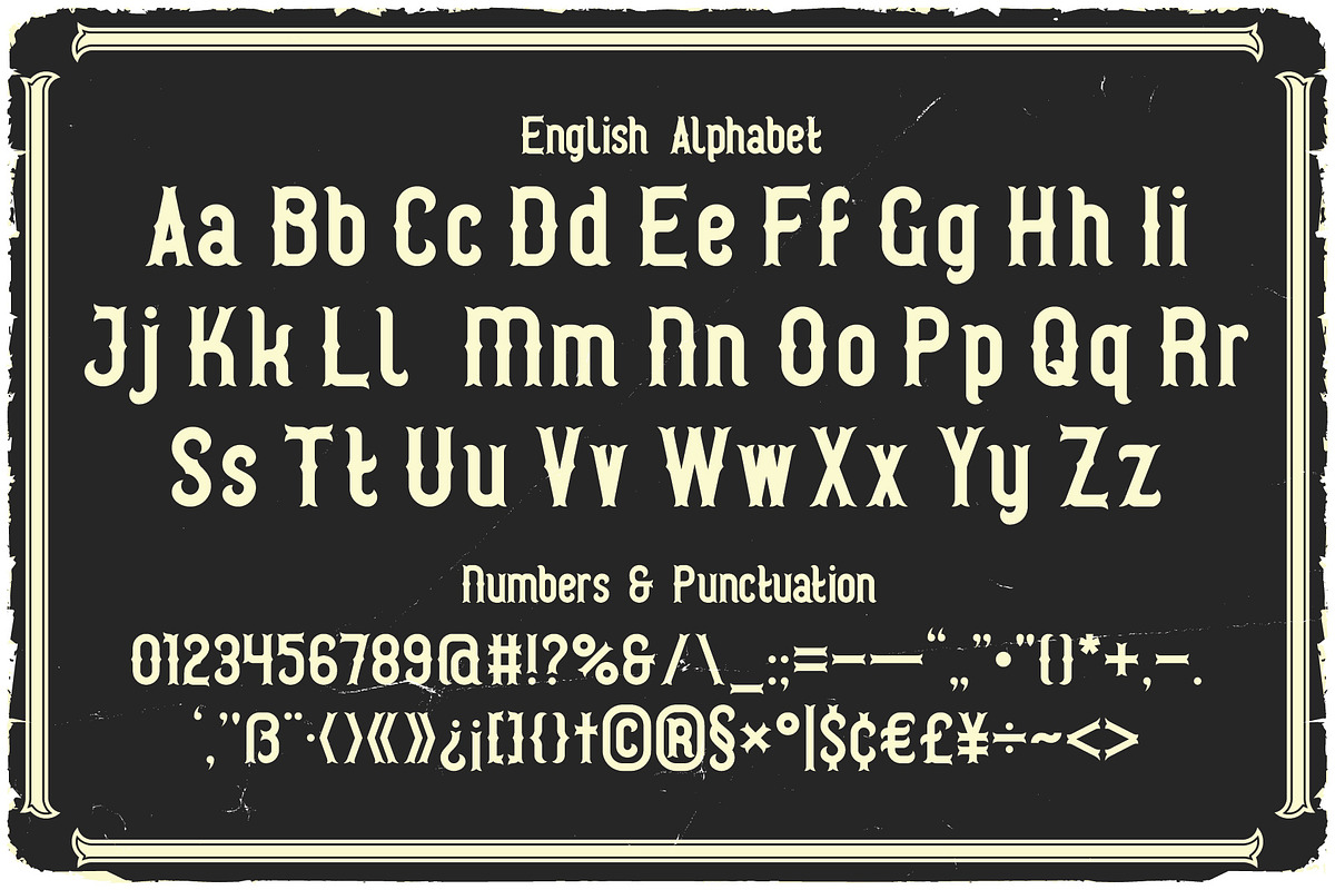 Rock Cafe Vintage Label Font, a Serif Font by JumboDesign (Photo 3 of 6)