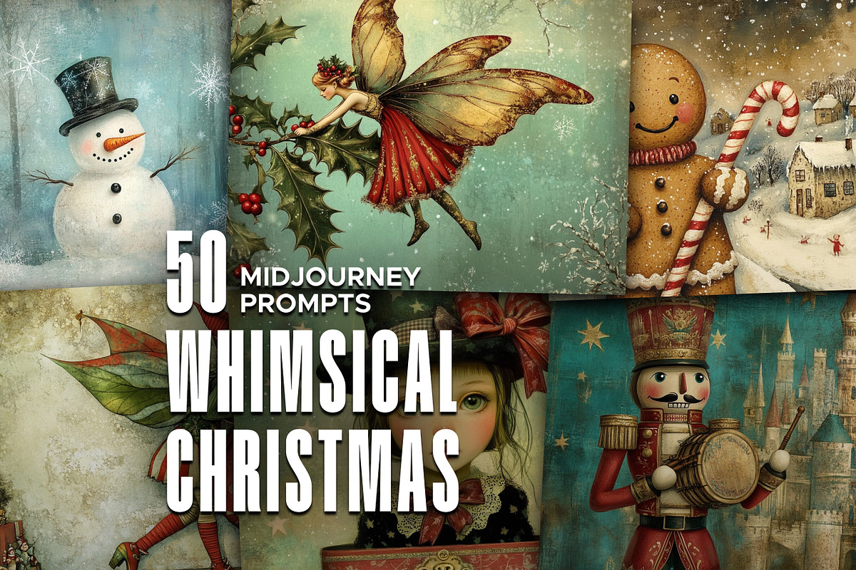 50 Whimsical Christmas Prompts, an Object Graphic by MadeByAI Studio (Photo 1 of 6)