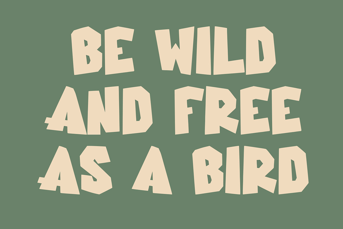Dociel Playful Display Font, a Sans Serif Font by Maulana Creative (Photo 2 of 7)