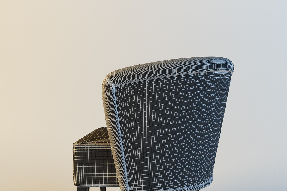 Armchair, a Furniture 3D Model by kookamunga (Photo 6 of 6)
