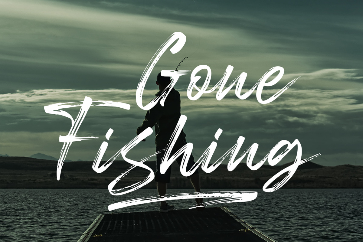 Freshline Brush Font preview 8