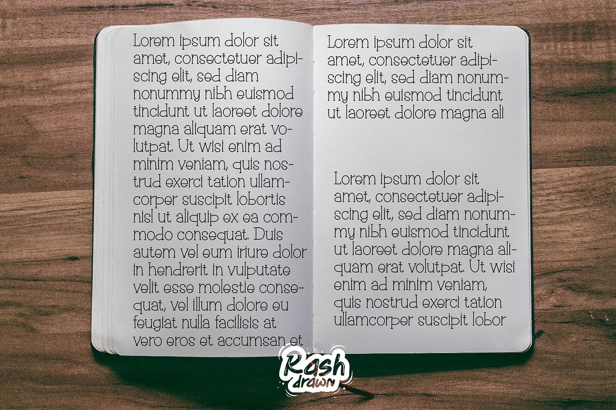 Line Sketch, a Font by Rashdrawn (Photo 2 of 3)