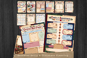 Christmas Correspondence journal kit, a Seasonal Illustration by ThatsDesignArt (Thumbnail 11 of 20)