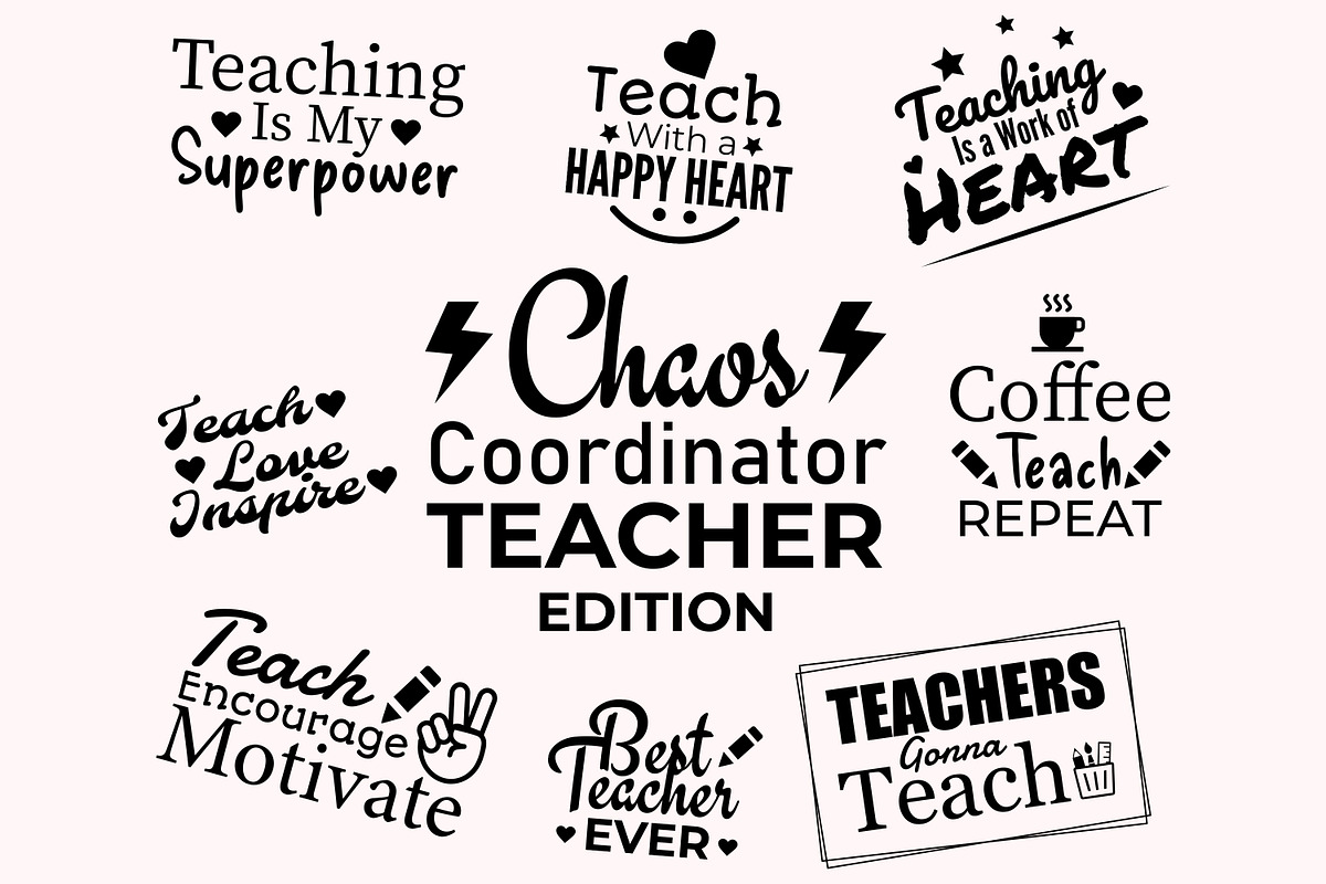 Teacher Svg Bundle, a Graphic by M9 Design (Photo 9 of 9)