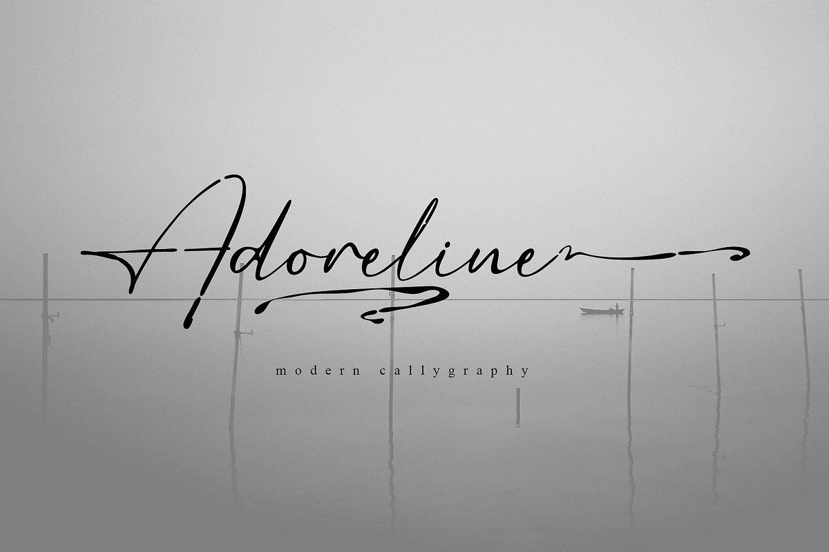 Adoreline, a Script Font by RT Studio (Photo 1 of 10)