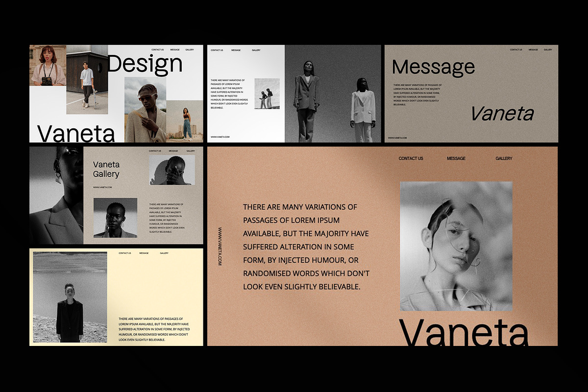 Vaneta Presentation Template preview 7