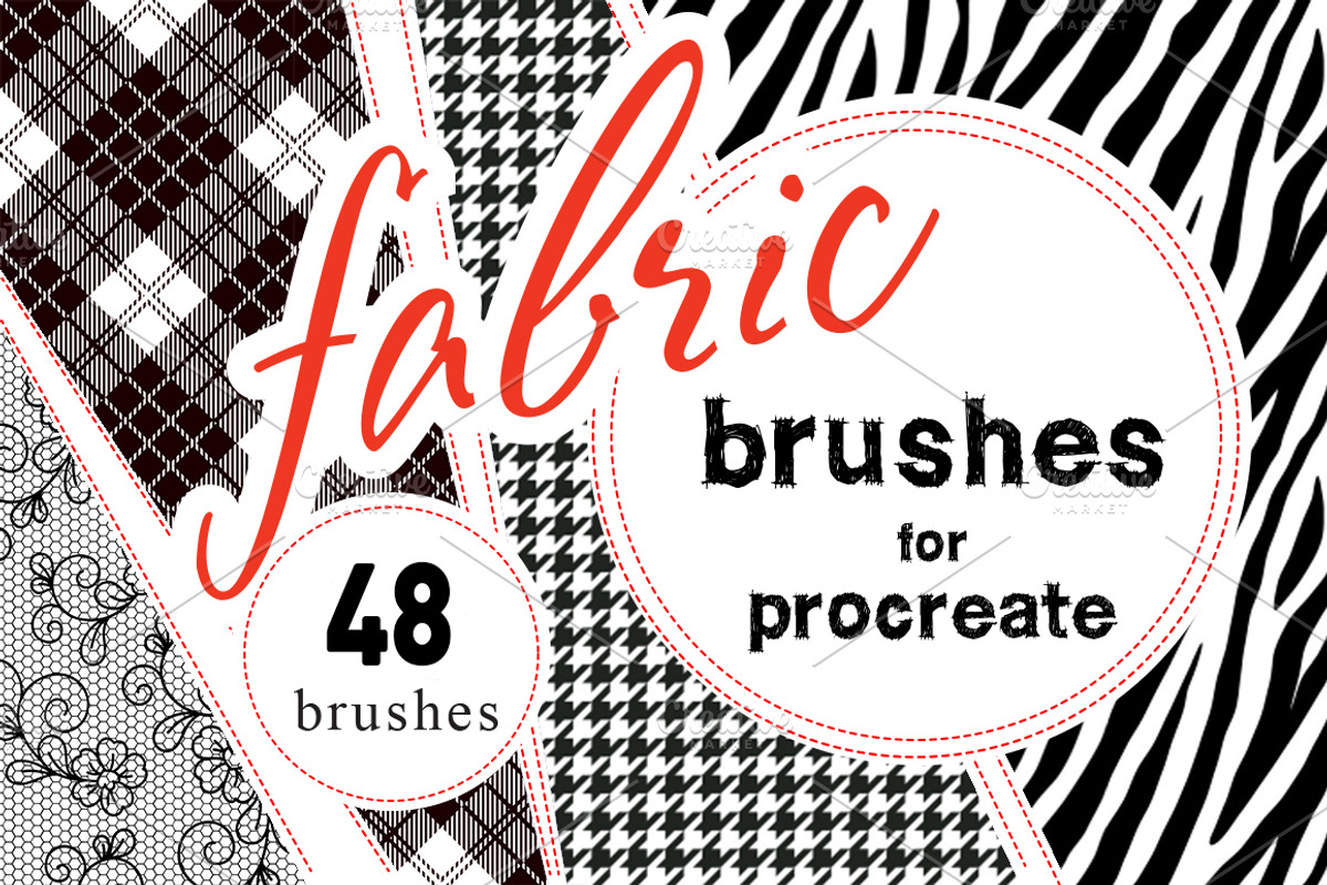 Fabrics Procreate Brush Set